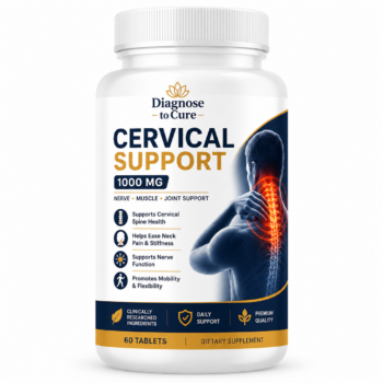 Advanced Cervical Support Formula | Neck Pain, Cervical Spondylosis & Nerve Health 60 Tablet